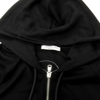 【中古】アンティーチポ　アンティチポ ANTICIPO リヨセルウール ジャージー ダブルジップ パーカー ブラック【 44 】【 状態ランクA 】【 メンズ 】
