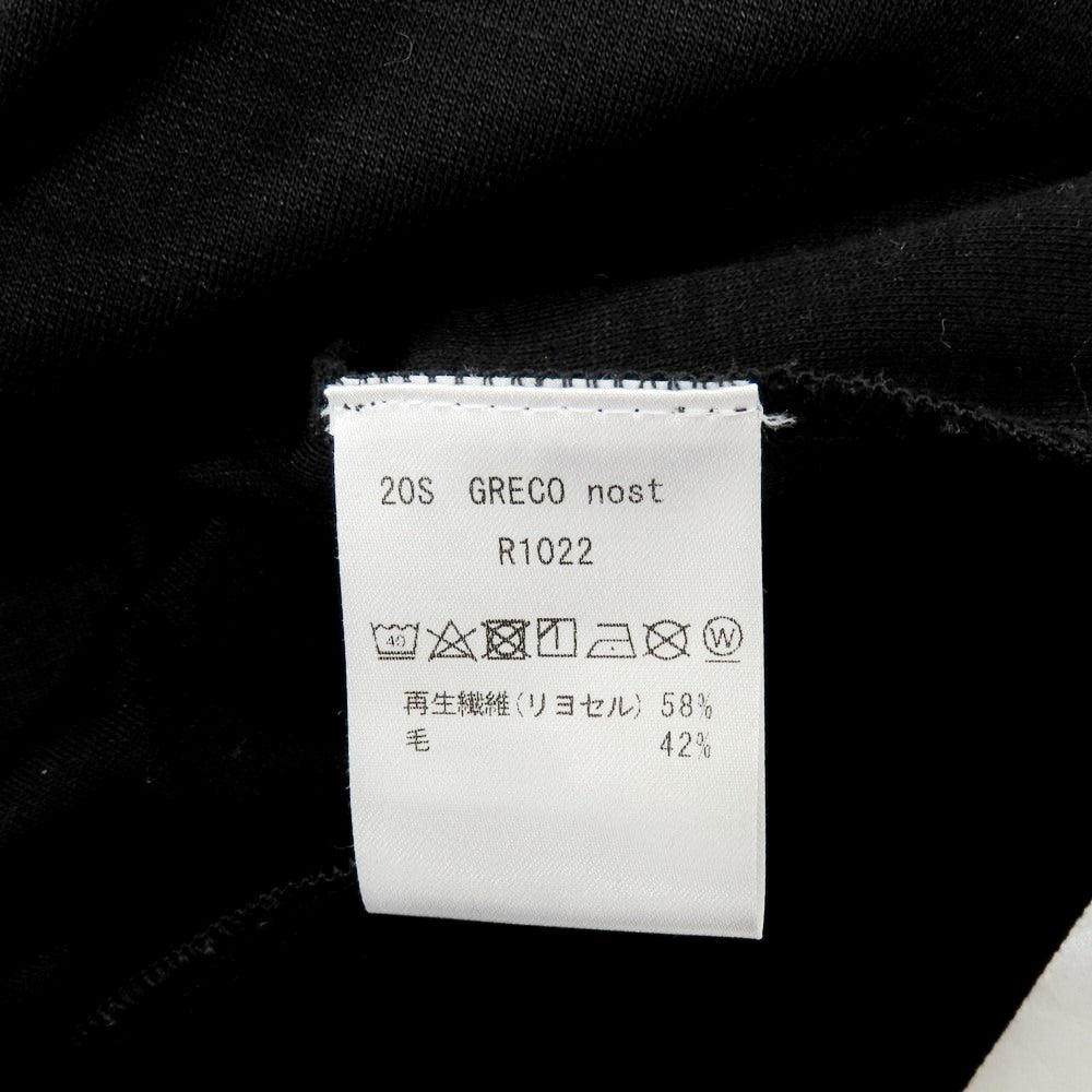 【中古】アンティーチポ　アンティチポ ANTICIPO リヨセルウール ジャージー ダブルジップ パーカー ブラック【 44 】【 状態ランクA 】【 メンズ 】