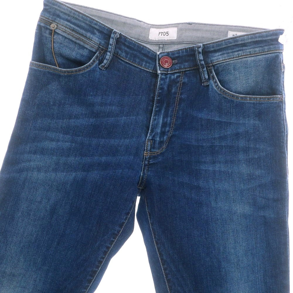 【中古】ピーティーゼロチンクエ PT05 SWING ストレッチ コットンリヨセルポリエステル デニムパンツ ジーンズ ネイビー【サイズ29】【 状態ランクB 】【 メンズ 】[CPD]