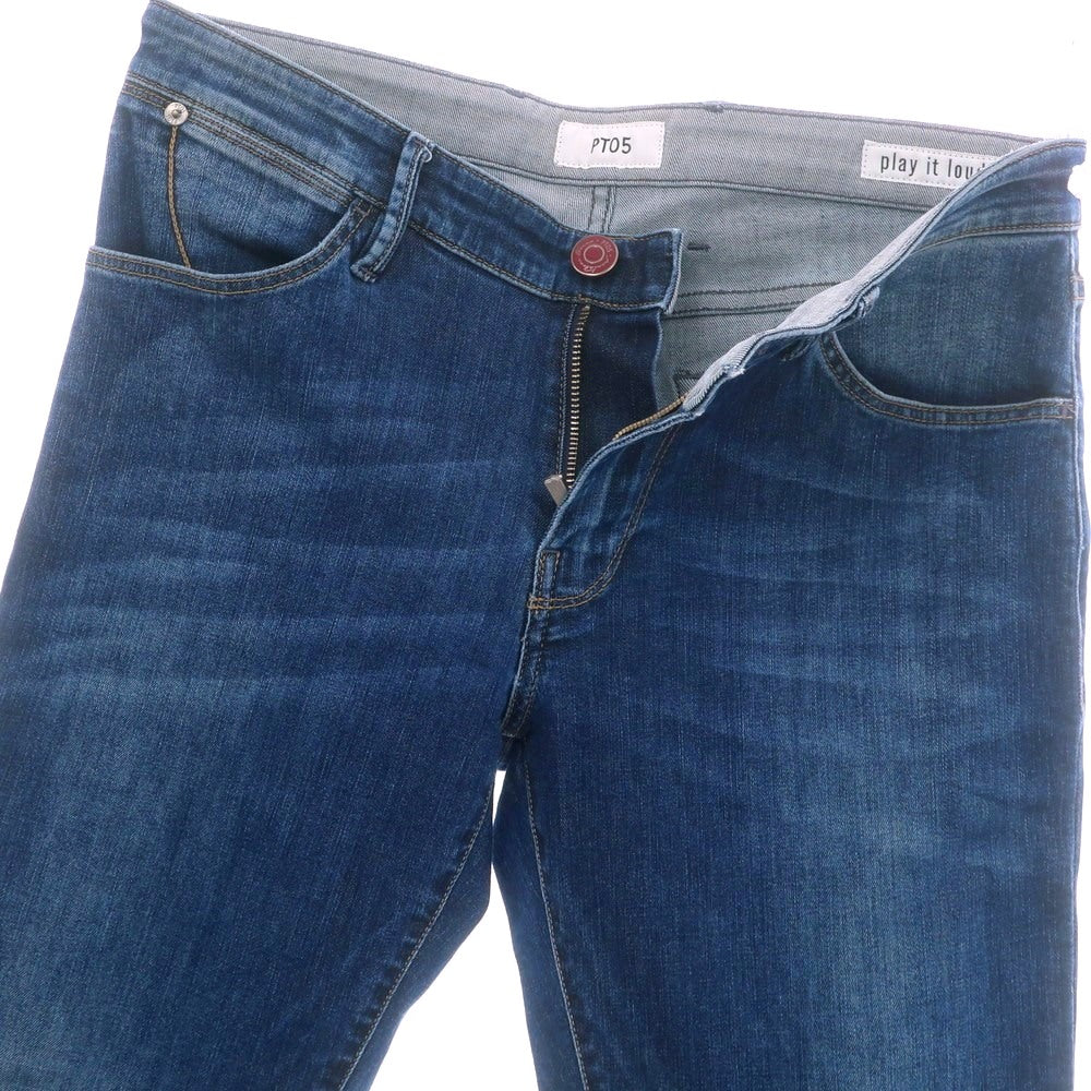 【中古】ピーティーゼロチンクエ PT05 SWING ストレッチ コットンリヨセルポリエステル デニムパンツ ジーンズ ネイビー【サイズ29】【 状態ランクB 】【 メンズ 】[CPD]