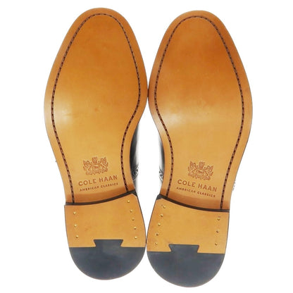 【中古】【未使用】コールハーン COLE HAAN セミブローグ ドレスシューズ ブラック【 7 1/2 】【 状態ランクS 】【 メンズ 】