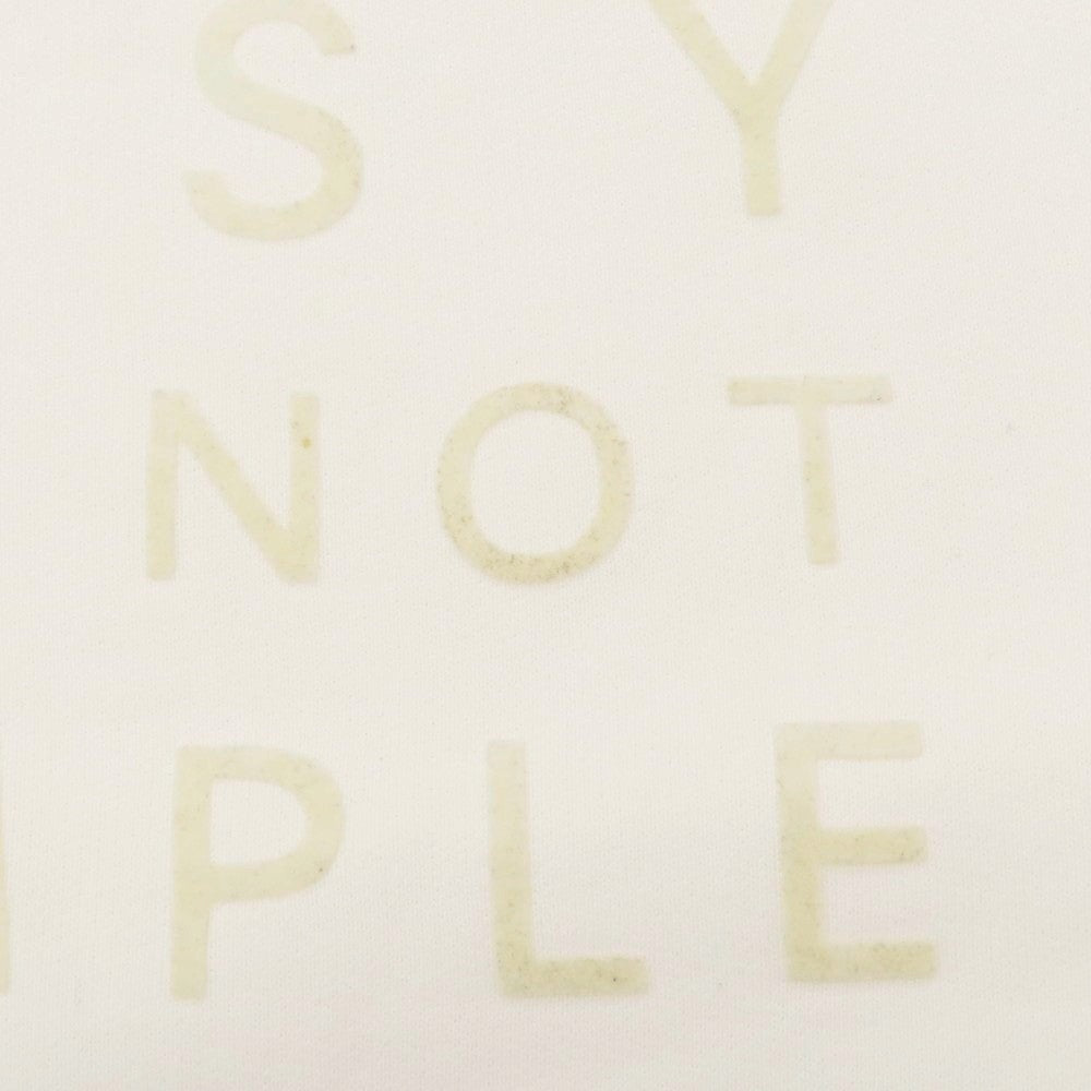 【中古】チルコロ1901 CIRCOLO 1901 コットン フロッキープリント クルーネック スウェット ホワイト【 S 】【 状態ランクC 】【 メンズ 】