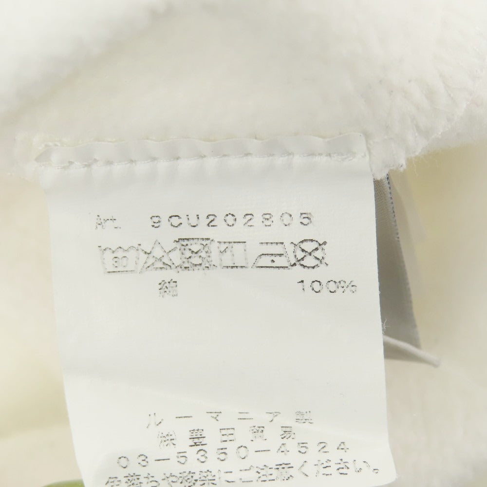 【中古】チルコロ1901 CIRCOLO 1901 コットン フロッキープリント クルーネック スウェット ホワイト【 S 】【 状態ランクC 】【 メンズ 】