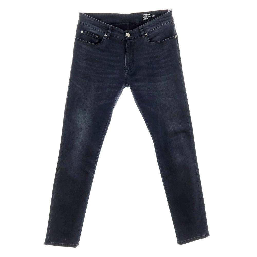 【中古】ピーティートリノ デニム PT TORINO DENIM ストレッチコットンレーヨン ROCK デニムパンツ ブラック【 33 】【 状態ランクB 】【 メンズ 】