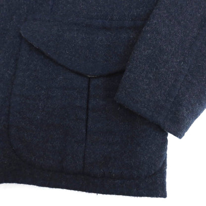 【中古】サルトリオ Sartorio ストレッチ ウール ミリタリージャケット ネイビー【 表記なし（M位） 】【 状態ランクB 】【 メンズ 】