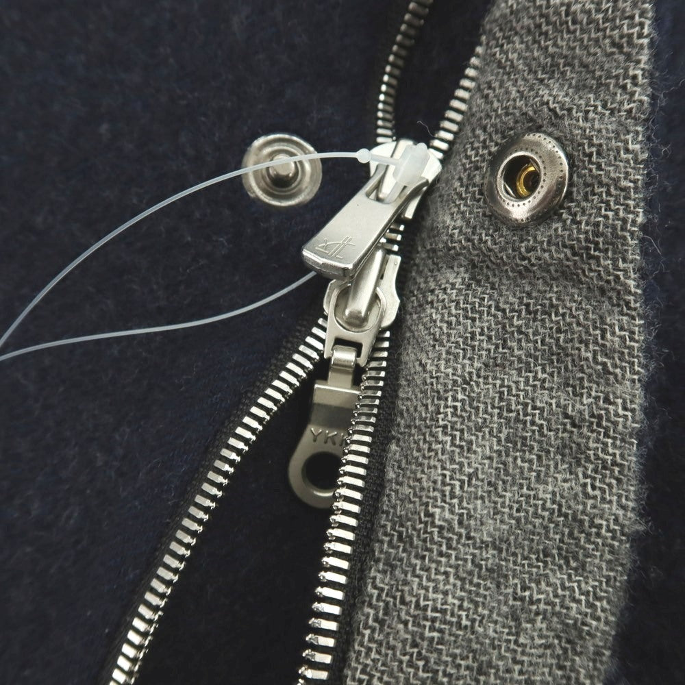 【中古】サルトリオ Sartorio ストレッチ ウール ミリタリージャケット ネイビー【 表記なし（M位） 】【 状態ランクB 】【 メンズ 】