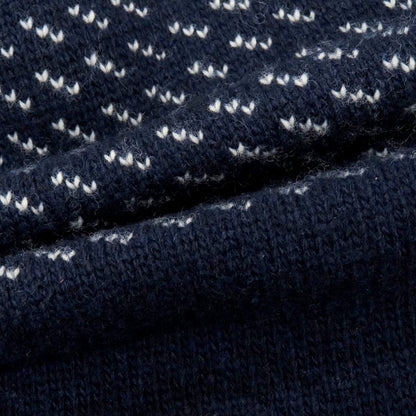 【中古】ウールリッチ WOOLRICH ミドルゲージ ウール クルーネック プルオーバーニット ネイビー【 M 】【 状態ランクB 】【 メンズ 】