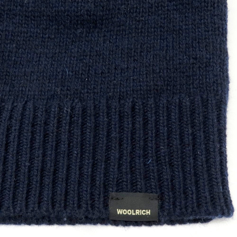 【中古】ウールリッチ WOOLRICH ミドルゲージ ウール クルーネック プルオーバーニット ネイビー【 サイズM 】【 状態ランクB 】【 メンズ 】 [APD]