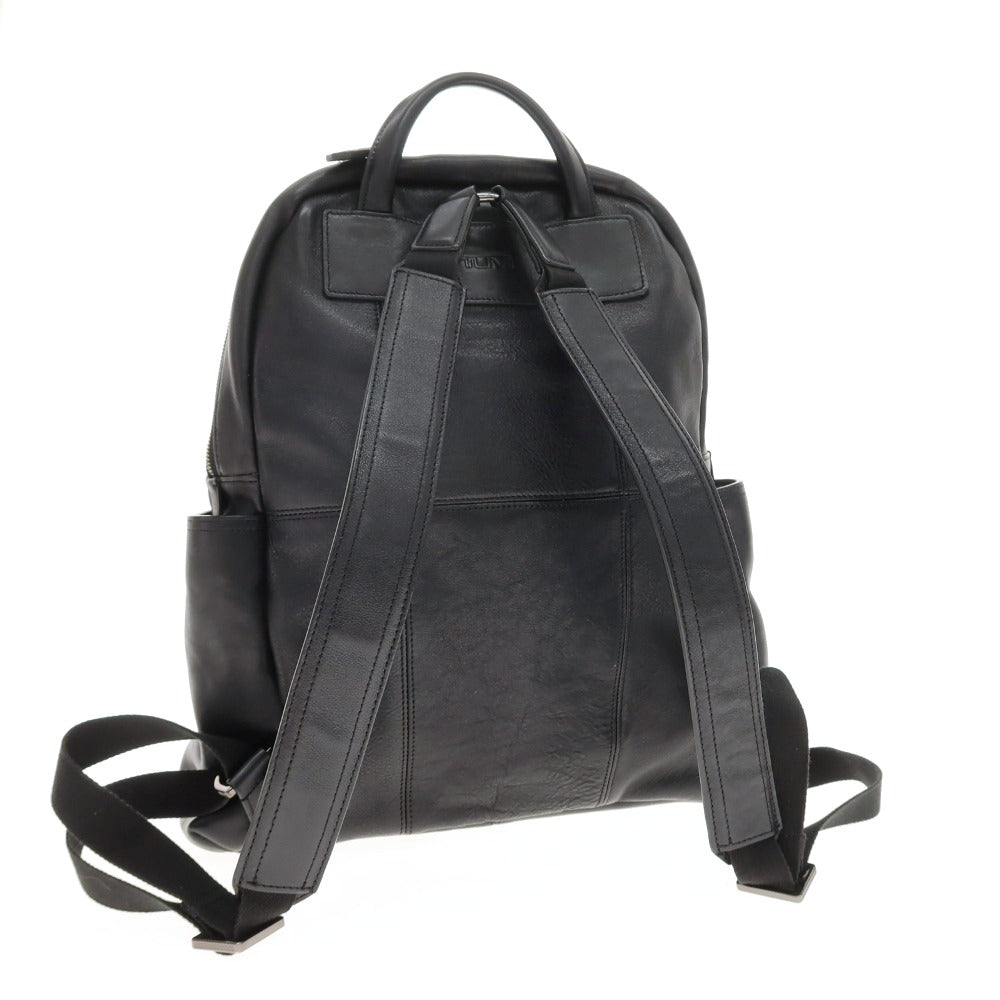 【中古】トゥミ TUMI 68580D レザー バックパック・リュック ブラック【 状態ランクC 】【 メンズ 】