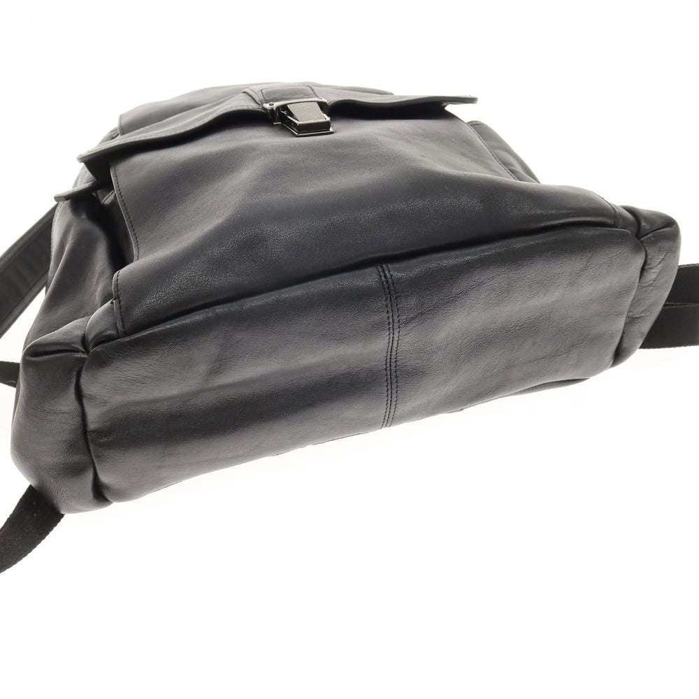 【中古】トゥミ TUMI 68580D レザー バックパック・リュック ブラック【 状態ランクC 】【 メンズ 】