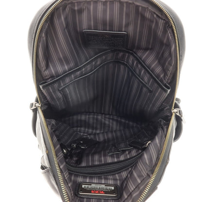 【中古】トゥミ TUMI 68580D レザー バックパック・リュック ブラック【 状態ランクC 】【 メンズ 】