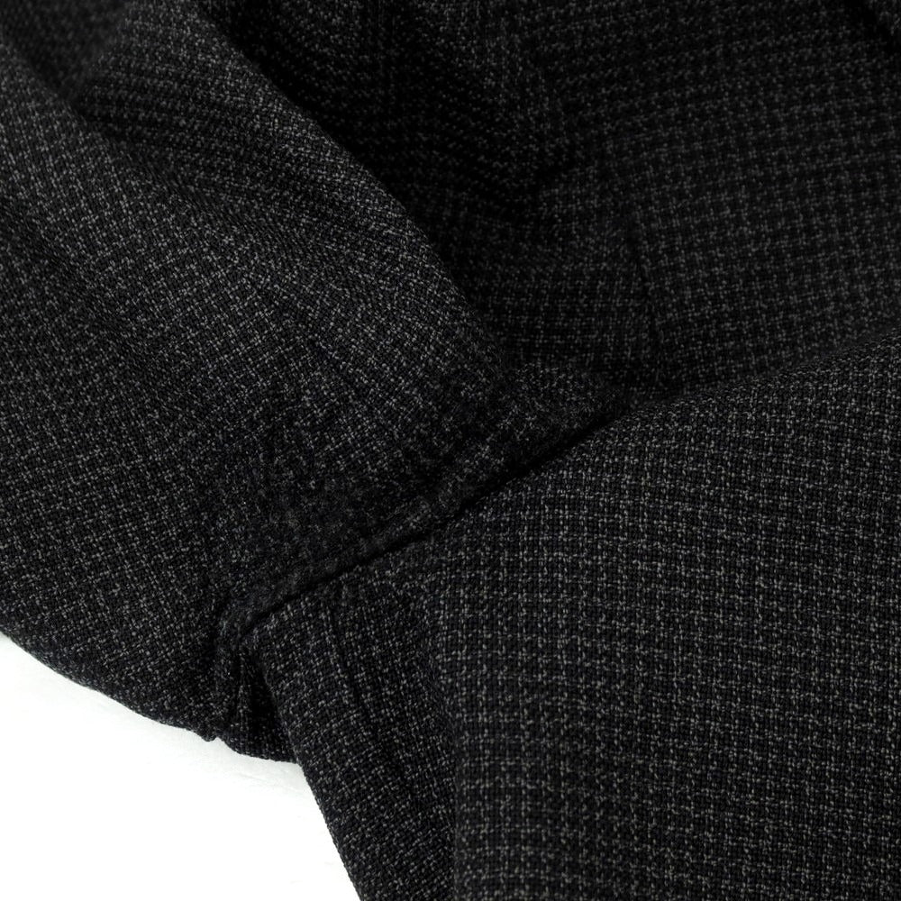 中古】ラルディーニ LARDINI ウール ダブルスーツ チャコールグレーx