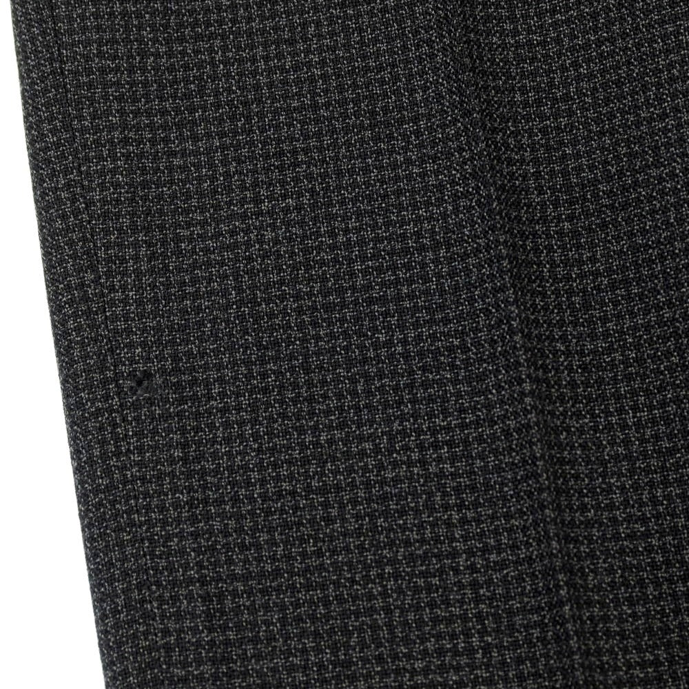 中古】ラルディーニ LARDINI ウール ダブルスーツ チャコールグレーx