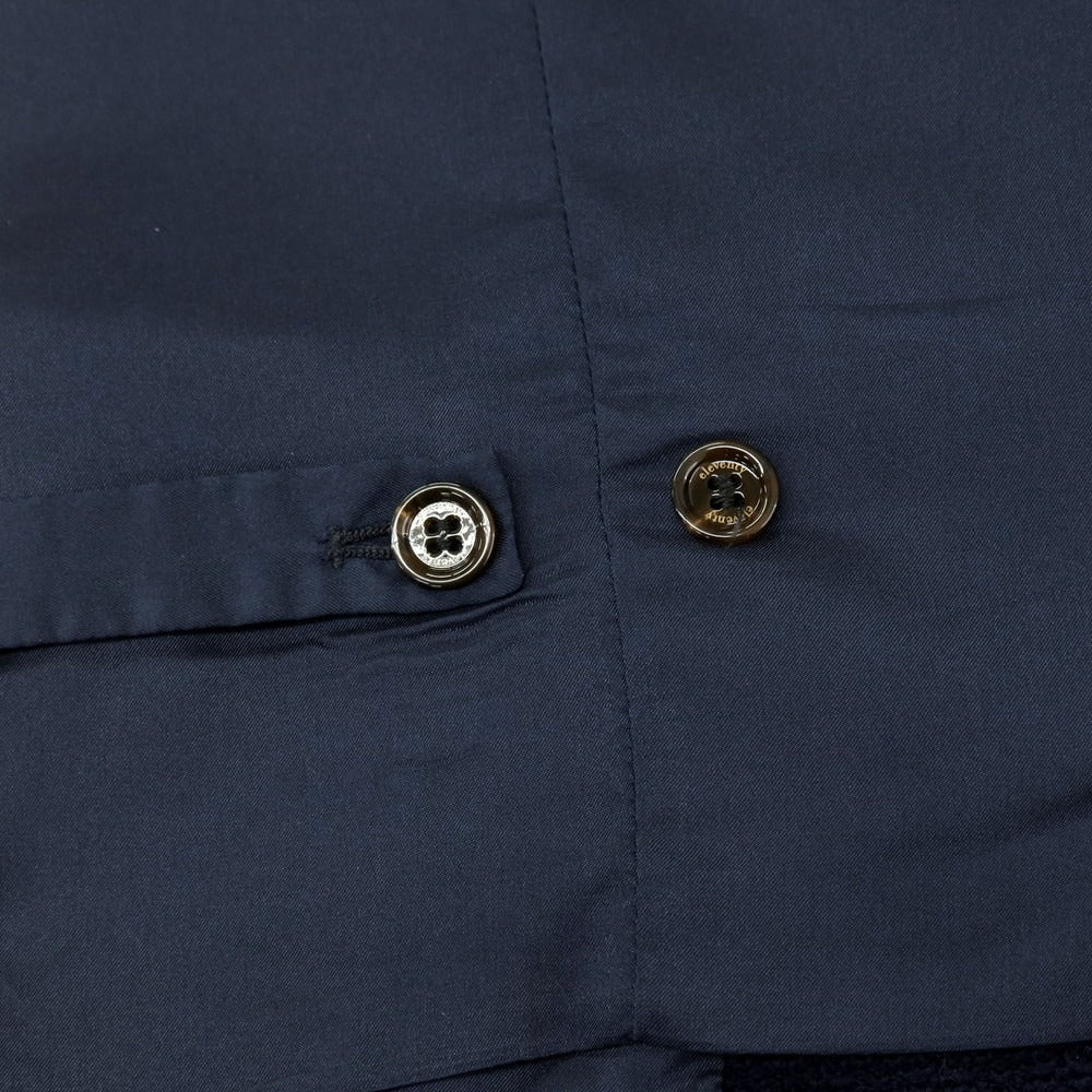 【中古】イレブンティ eleventy コットン ドレス系ジレ ベスト ネイビー【サイズ44】【 状態ランクB 】【 メンズ 】