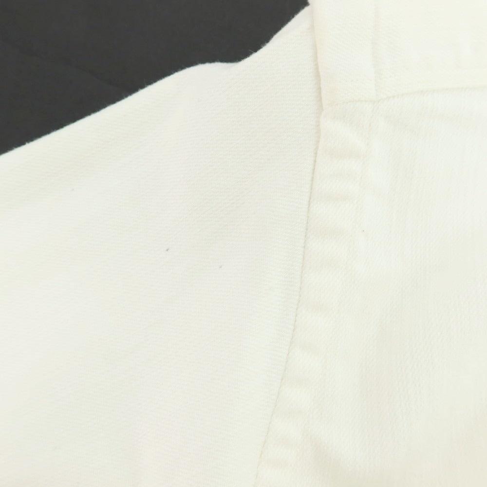 【中古】ジャンネット giannetto WASHING DIVISION コットン レギュラーカラー カジュアルシャツ オフホワイト【 サイズXS 】【 状態ランクC 】【 メンズ 】 [APD]