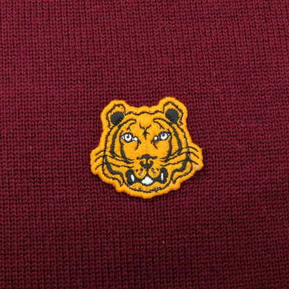 【中古】ケンゾー KENZO ウール クルーネック プルオーバーニット ボルドー【 S 】【 状態ランクB 】【 メンズ 】