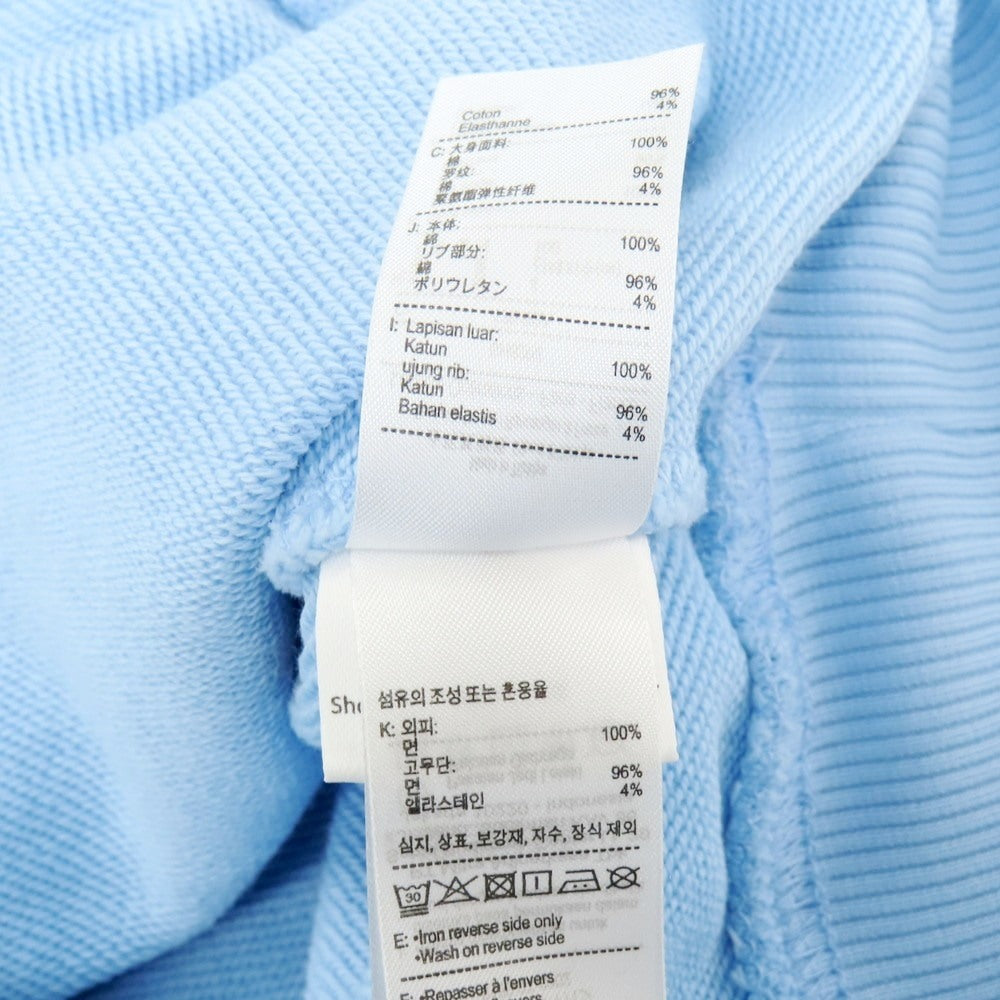 【中古】ラコステ LACOSTE × NETFLIX BRIDGERTON コットン クルーネック スウェット ライトブルー【 4 】【 状態ランクC 】【 メンズ 】
