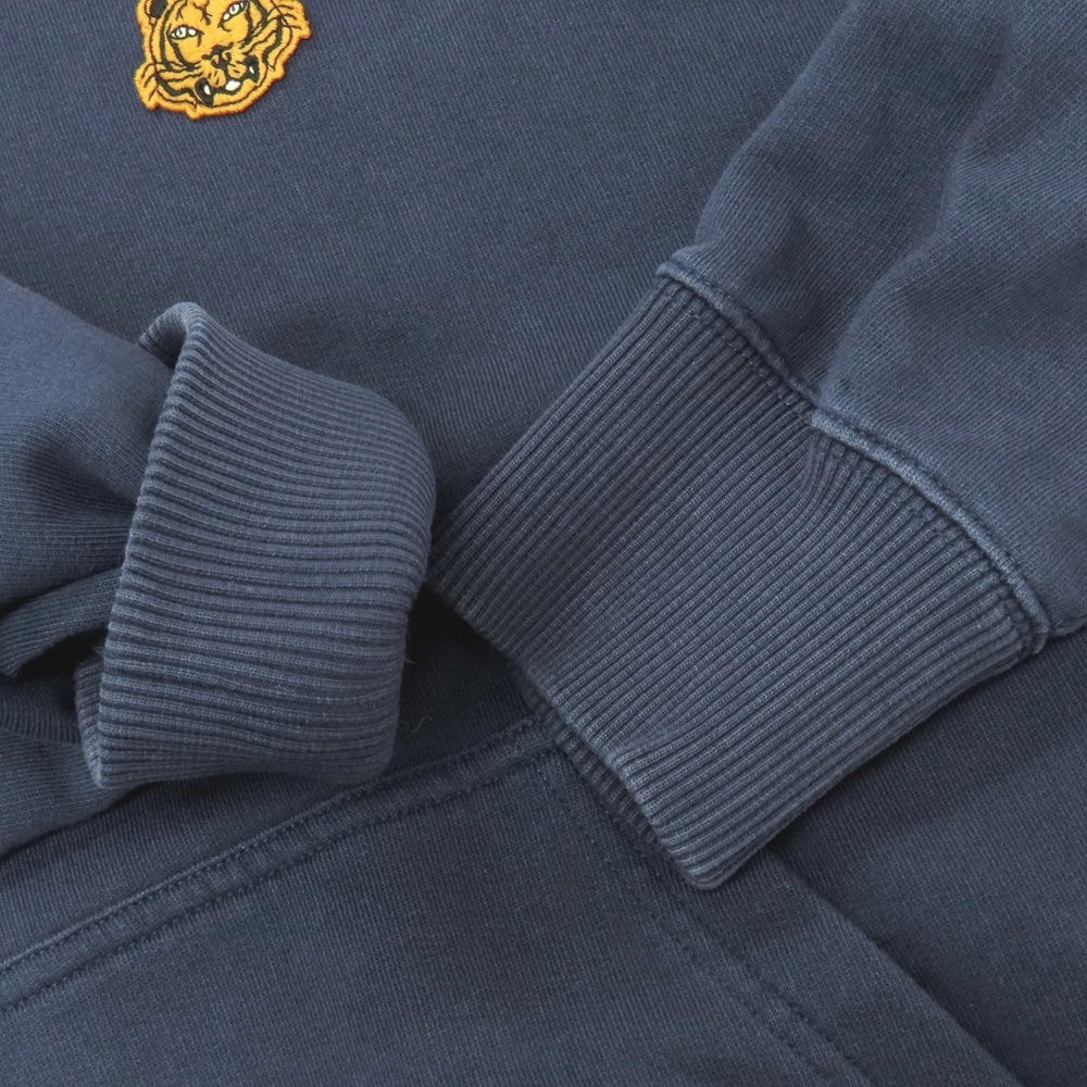 【中古】ケンゾー KENZO ストレッチ コットン プルオーバー パーカー ネイビー【 XS 】【 状態ランクC 】【 メンズ 】