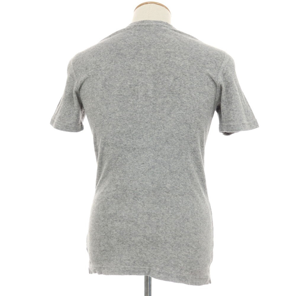 【中古】ギローバー GUY ROVER コットン パイル ヘンリーネック 半袖Ｔシャツ グレー【サイズXS】【 状態ランクC 】【 メンズ 】