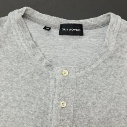 【中古】ギローバー GUY ROVER コットン パイル ヘンリーネック 半袖Ｔシャツ グレー【サイズXS】【 状態ランクC 】【 メンズ 】