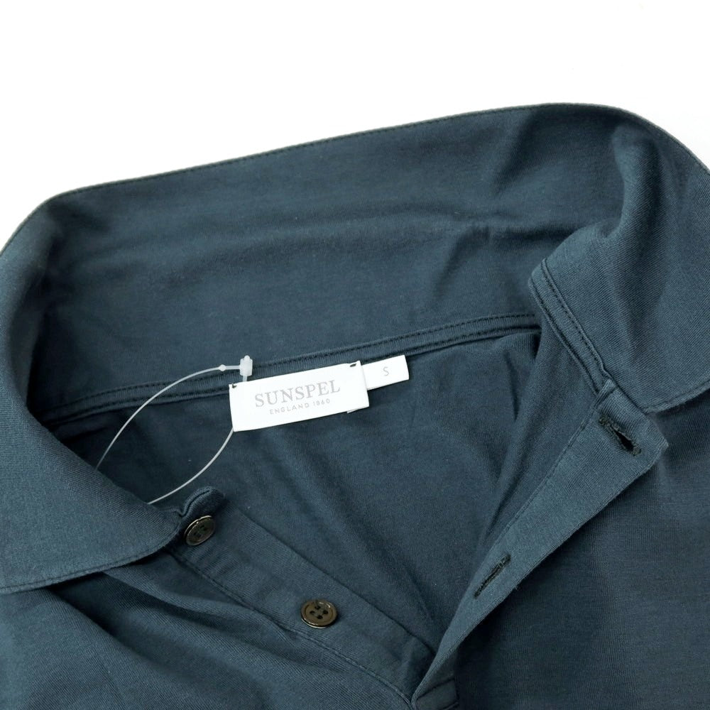 【中古】サンスペル SUNSPEL コットン 半袖ポロシャツ ダークグリーン【サイズS】【 状態ランクC 】【 メンズ 】