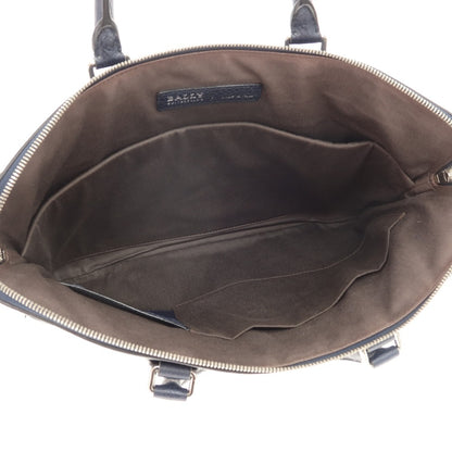 【中古】バリー BALLY レザー ブリーフケース ライトネイビー【 状態ランクA 】【 メンズ 】