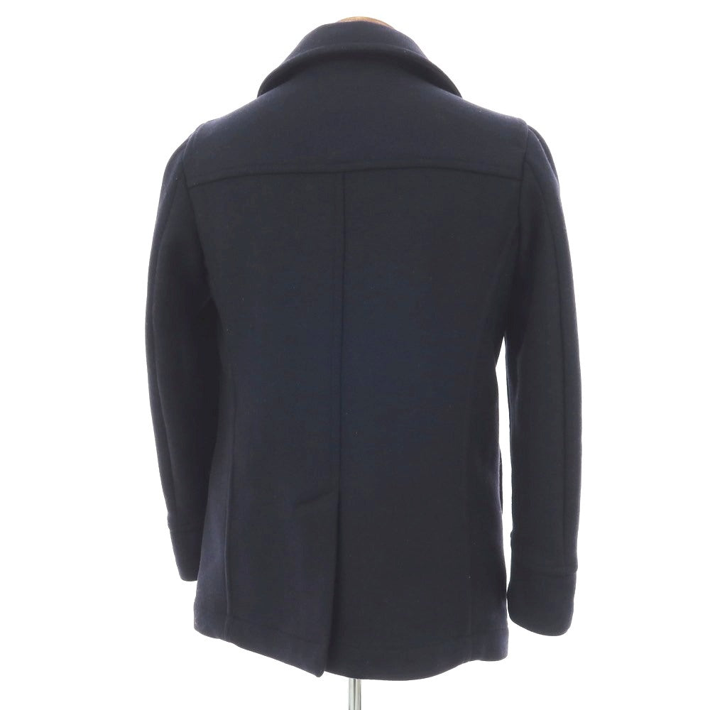 【中古】ロイヤルロウ ROYAL ROW ウールナイロン ピーコート ネイビー【 46 】【 状態ランクB 】【 メンズ 】