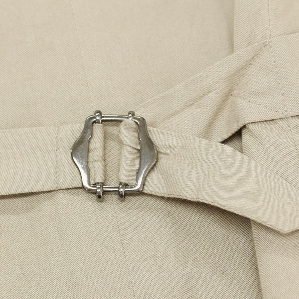 【中古】ラルディーニ LARDINI リネンコットンナイロン カジュアル系ジレ ベスト ネイビーxホワイト×ベージュ【サイズ46】【 状態ランクB 】【 メンズ 】