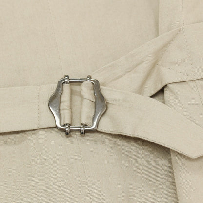 【中古】ラルディーニ LARDINI リネンコットンナイロン カジュアル系ジレ ベスト ネイビーxホワイト×ベージュ【サイズ46】【 状態ランクB 】【 メンズ 】