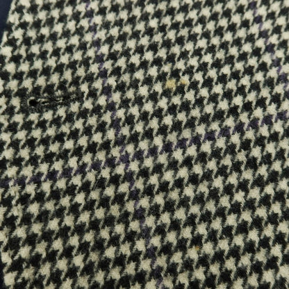 【中古】ボリオリ BOGLIOLI ウールナイロンカシミヤ カジュアル系ジレ ベスト アイボリーxブラック【 46 】【 状態ランクB 】【 メンズ 】