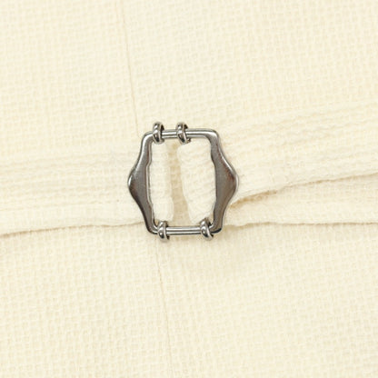 【中古】エルビーエム1911 L.B.M.1911 コットンリネン カジュアル系ジレ ベスト オフホワイト【サイズ48 R】【 状態ランクB 】【 メンズ 】