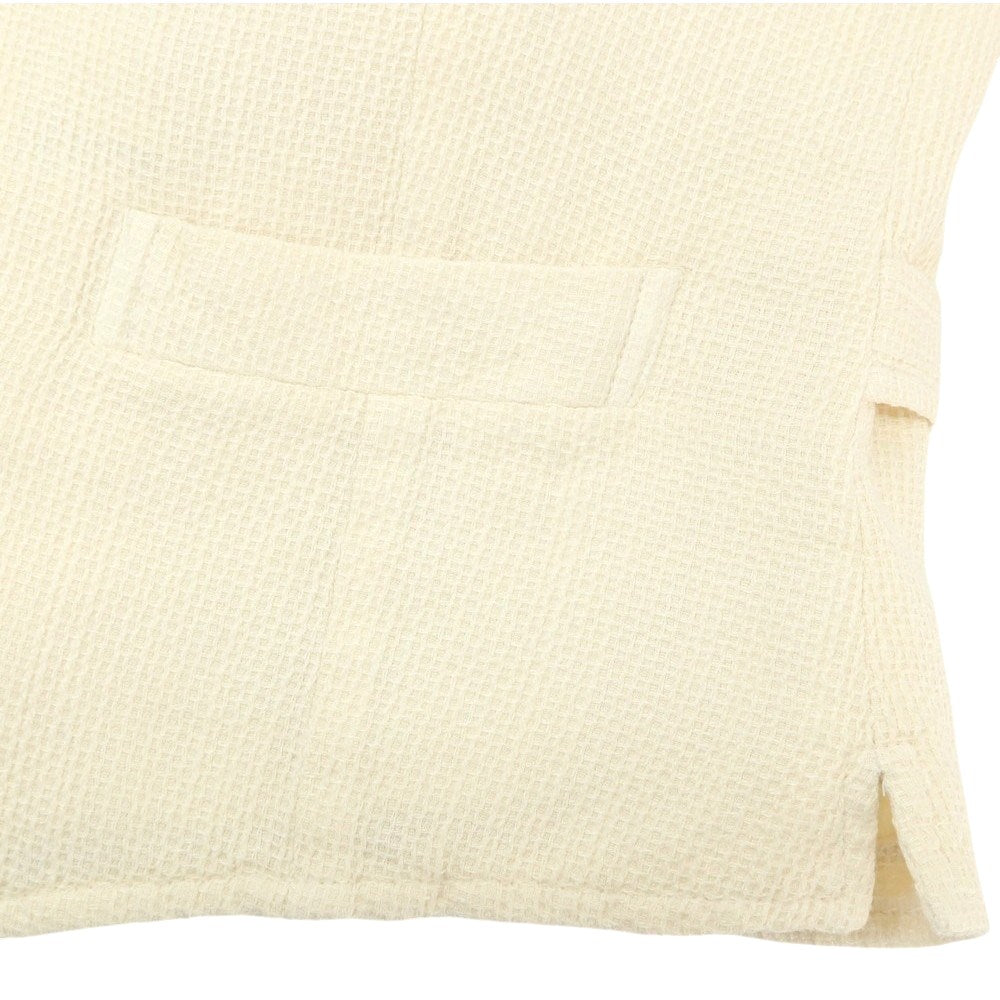 【中古】エルビーエム1911 L.B.M.1911 コットンリネン カジュアル系ジレ ベスト オフホワイト【サイズ48 R】【 状態ランクB 】【 メンズ 】