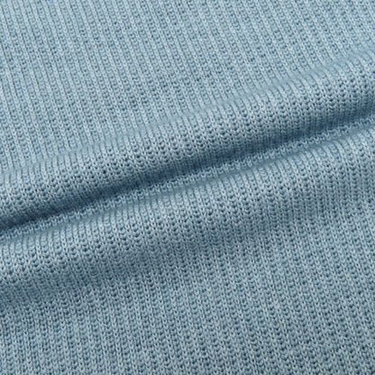 【中古】ロベルトコリーナ ROBERTO COLLINA ウール クルーネック プルオーバーニット ライトブルー【 48 】【 状態ランクB 】【 メンズ 】