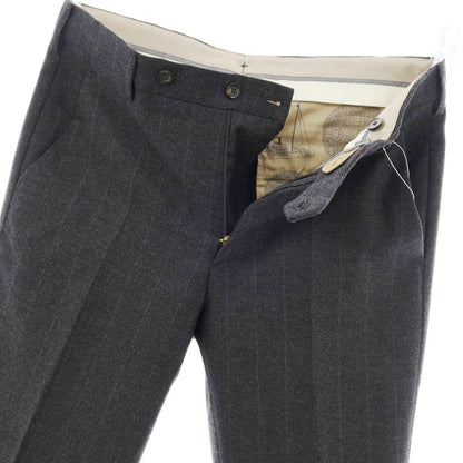 【中古】ベルウィッチ BERWICH ウールコットン ドレススラックスパンツ グレー【 46 】【 状態ランクB 】【 メンズ 】