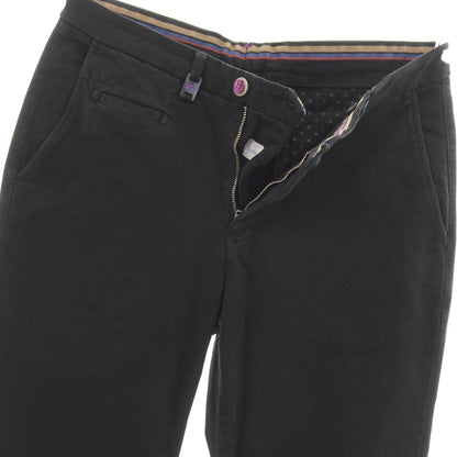 【SALE30%OFF/返品不可】【中古】バルバティ Barbati P-JEK-R ストレッチ コットン カジュアルスラックスパンツ ブラック【 サイズ46 】【 状態ランクB 】【 メンズ 】