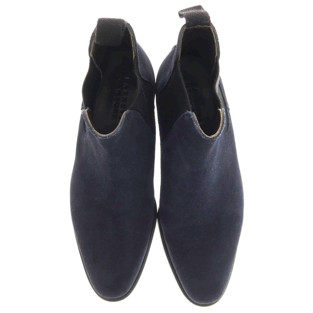 【中古】バーニーズニューヨーク BARNEYS NEWYORK スエード サイドゴアブーツ ネイビー【サイズ6】【 状態ランクB 】【 メンズ 】[CPD]