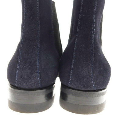 【中古】バーニーズニューヨーク BARNEYS NEWYORK スエード サイドゴアブーツ ネイビー【 6 】【 状態ランクB 】【 メンズ 】