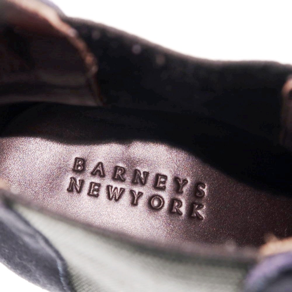 【中古】バーニーズニューヨーク BARNEYS NEWYORK スエード サイドゴアブーツ ネイビー【サイズ6】【 状態ランクB 】【 メンズ 】[CPD]