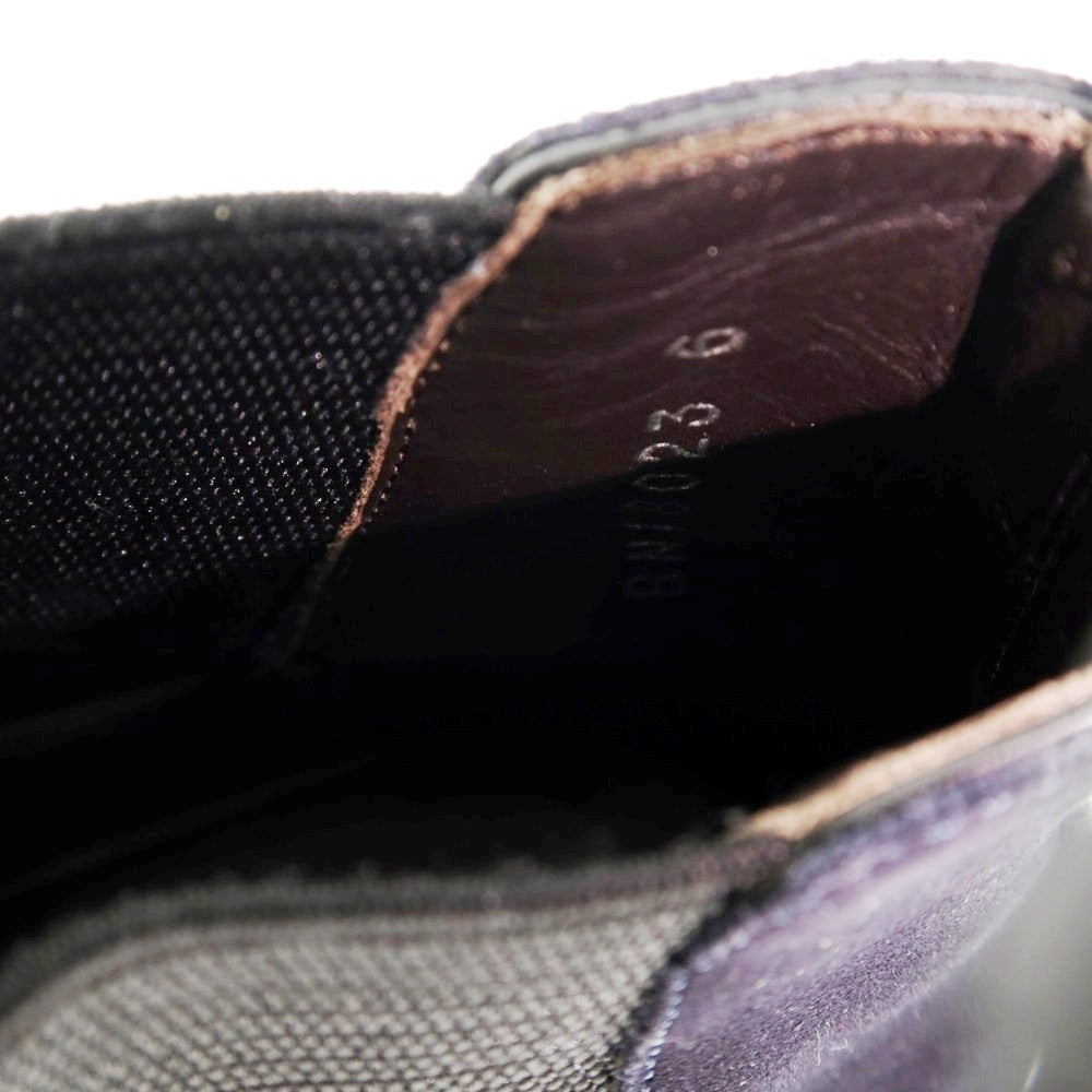 【中古】バーニーズニューヨーク BARNEYS NEWYORK スエード サイドゴアブーツ ネイビー【 6 】【 状態ランクB 】【 メンズ 】