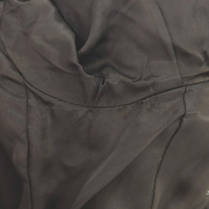 【中古】バーバリーズ Burberrys アイリッシュツイード ヘリンボーン ステンカラーコート ブラックxホワイト【 表記なし（S位） 】【 状態ランクC 】【 メンズ 】