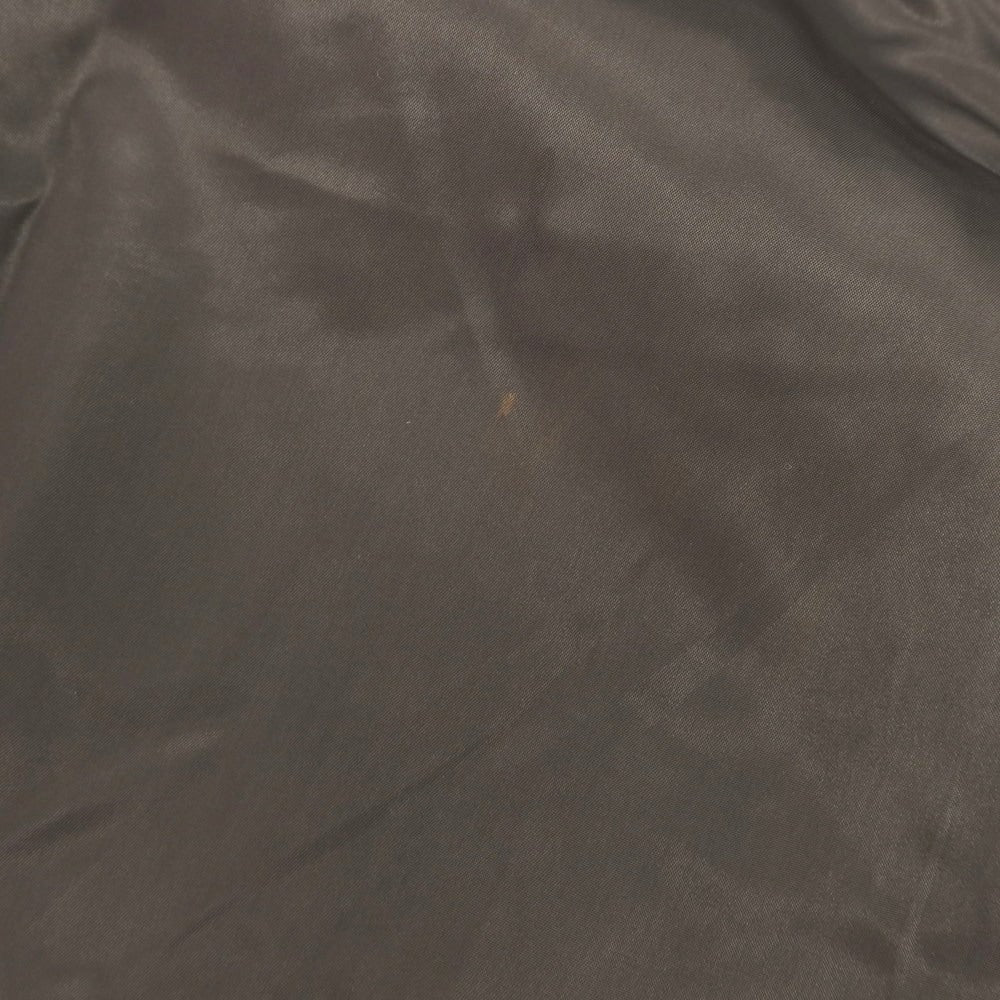 【中古】バーバリーズ Burberrys アイリッシュツイード ヘリンボーン ステンカラーコート ブラックxホワイト【 表記なし（S位） 】【 状態ランクC 】【 メンズ 】