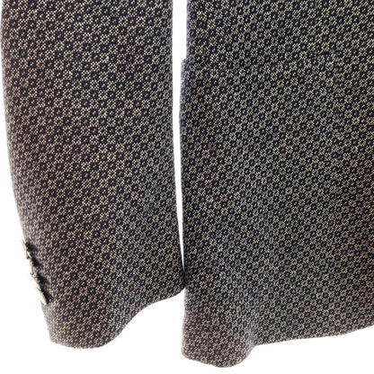 【中古】タリアトーレ TAGLIATORE ピーノライン ピーノレラリオ コットンリネンナイロン ジャージー 2B テーラードジャケット ネイビーxホワイト【サイズ表記なし（M位）】【 状態ランクC 】【 メンズ 】