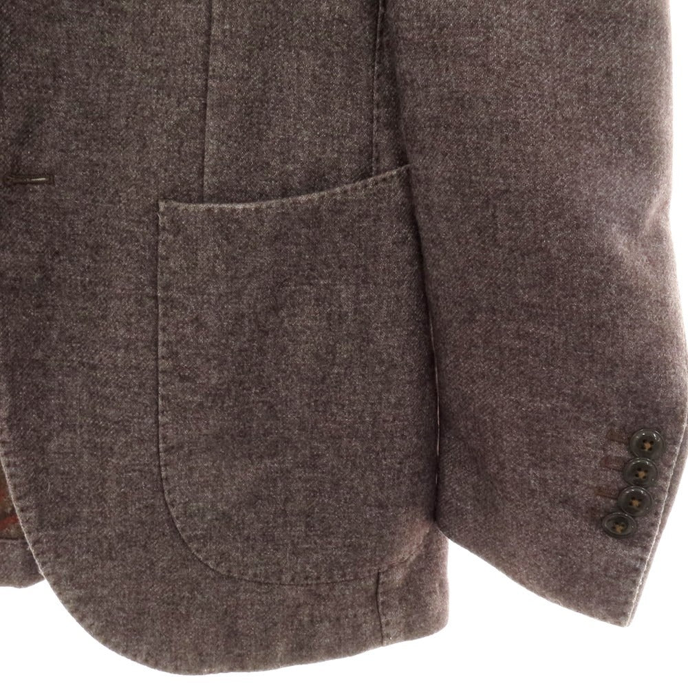 【中古】エルビーエム1911 L.B.M.1911 ウールポリエステル テーラードジャケット グレーパープル【 46 】【 状態ランクC 】【 メンズ 】