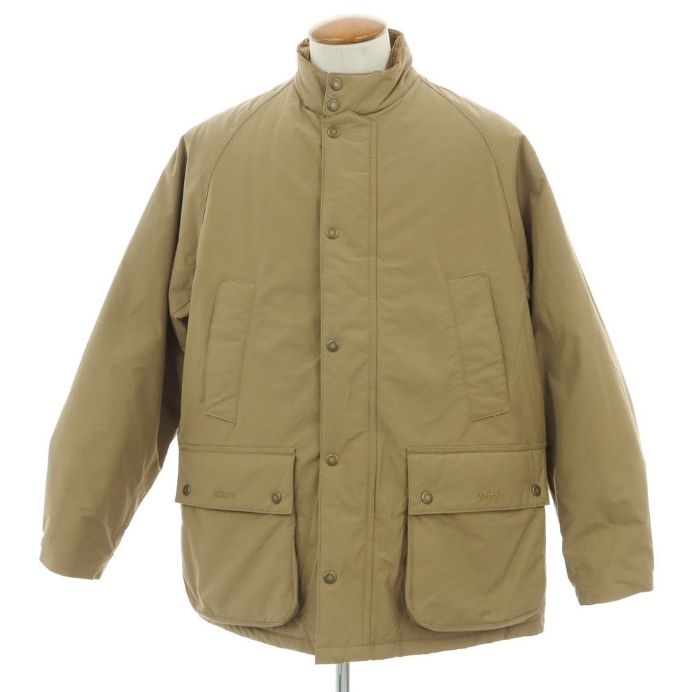【中古】【未使用】バブアー Barbour ×BARACUTA ノンワックス ビデイル ポリエステルコットン 中綿ブルゾン ベージュ【 M 】【 状態ランクS 】【 メンズ 】