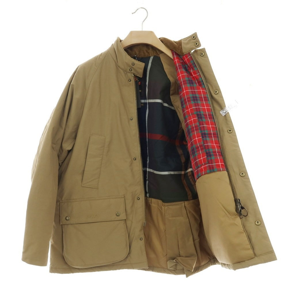 【中古】【未使用】バブアー Barbour ×BARACUTA ノンワックス ビデイル ポリエステルコットン 中綿ブルゾン ベージュ【 M 】【 状態ランクS 】【 メンズ 】