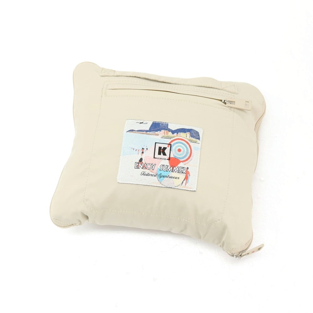 【中古】キーレッド ケイレッド KIRED パッカブル ナイロン ステンカラーコート ベージュ【サイズ46】【 状態ランクB 】【 メンズ 】