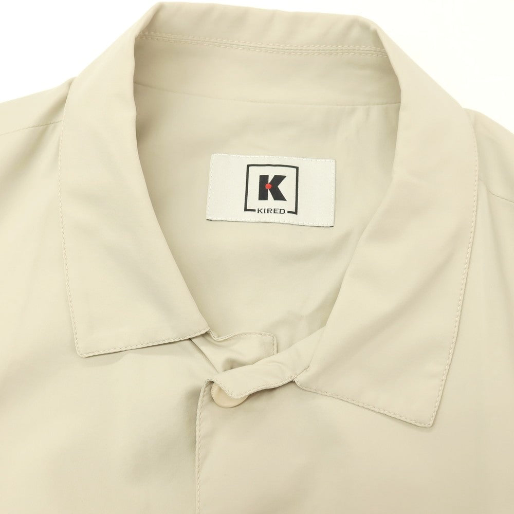 【中古】キーレッド ケイレッド KIRED パッカブル ナイロン ステンカラーコート ベージュ【サイズ46】【 状態ランクB 】【 メンズ 】[CPD]