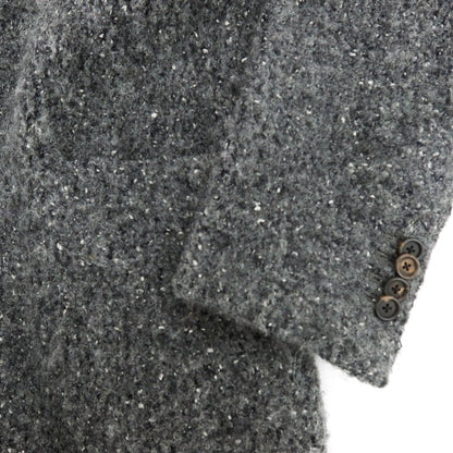 【中古】ラルディーニ LARDINI ウールアルパカモヘヤナイロン チェスターフィールドコート グレー【 46 】【 状態ランクB 】【 メンズ 】