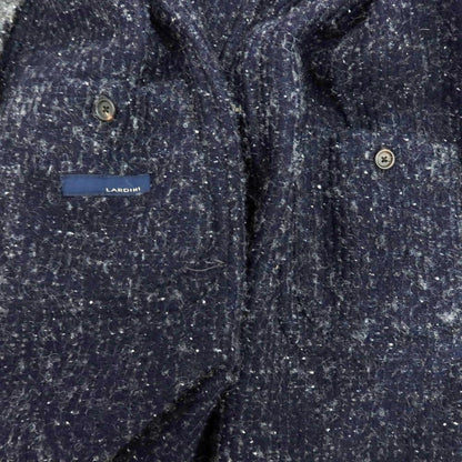 【中古】ラルディーニ LARDINI ウールアルパカモヘヤナイロン チェスターフィールドコート グレー【 46 】【 状態ランクB 】【 メンズ 】