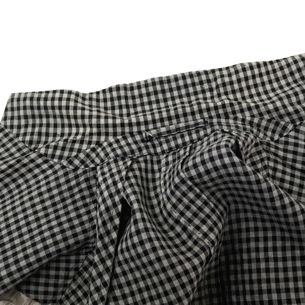 【中古】ラルディーニ LARDINI リネンウール チェック 3B カジュアルジャケット グレーxブラック【サイズ46】【 状態ランクC 】【 メンズ 】